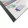 GBC LeatherGrain ThermoBind-Mappen 3 mm Weiß (100), A4, PVC, Transparent, Weiß, Matt, 30 Blatt, 3 mm