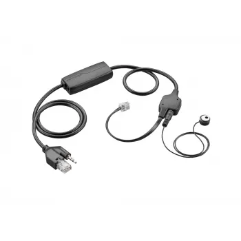 Electronic Hookswitch POLY APV-63 Schwarz Male Connector