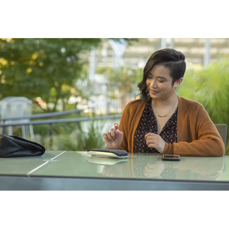 HP Poly Sync 20+ USB-A Speakerphone, Mobiltelefon/PC, Silber, 55 dB, 0,715 m, Tasten, Touch, IP64