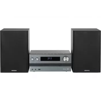 Kenwood M-918DAB-H Heim-Audiosystem Heim-Audio-Mikrosystem 10 W Aluminium, Schwarz