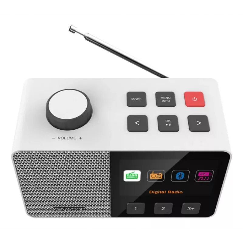Kenwood CR-M70DAB-W Tragbares Digitalradio Weiß