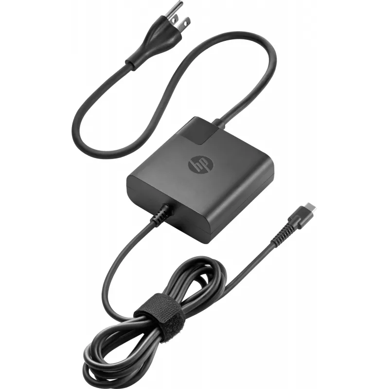 HP 65W USB-C Netzteil, Innenbereich, AC, Schwarz