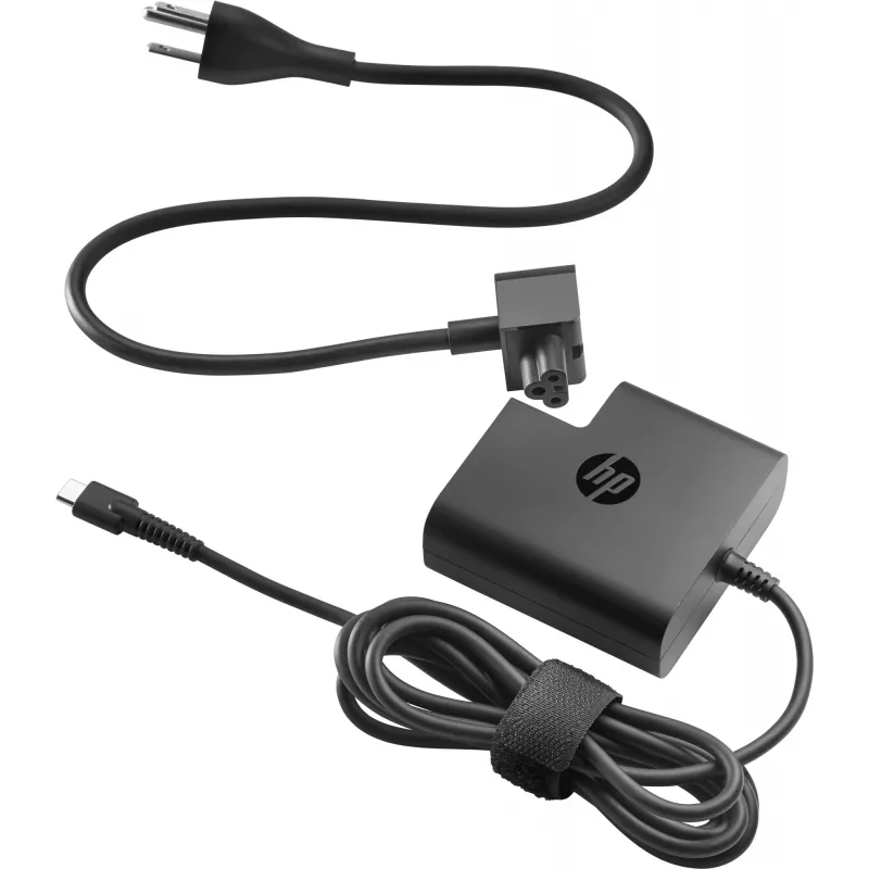 HP 65W USB-C Netzteil, Innenbereich, AC, Schwarz