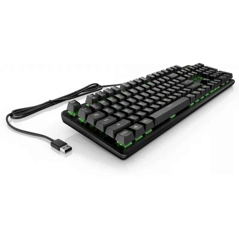 HP Pavilion Gaming Tastatur 550, Full-Size (100 %), Kabelgebunden, USB, LED, Schwarz