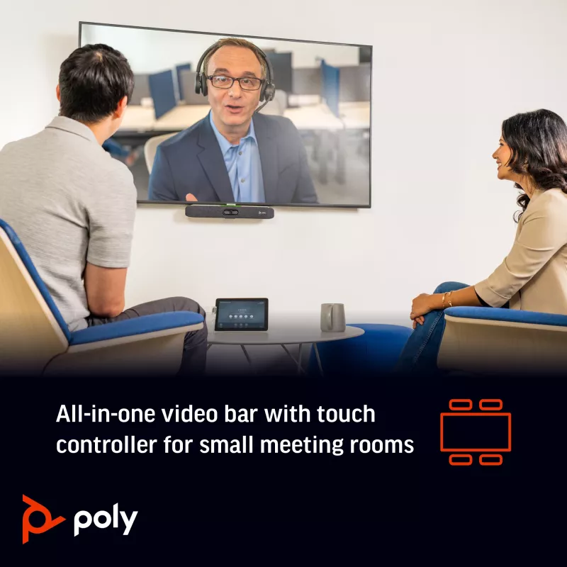 HP Poly Studio X30 All-In-One-Videoleiste mit TC8-Controller-Kit