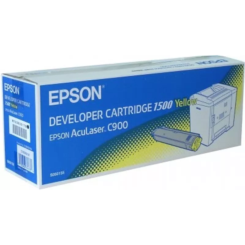 Epson AL-C900 Entwicklerkartusche Gelb 1,5k, 1500 Seiten, Gelb, 1 Stück