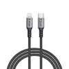 Verbatim Sync & Charge Kabel USB-C auf Lightning 120 cm, 1,2 m, Lightning, USB C, Stecker, Stecker, Schwarz