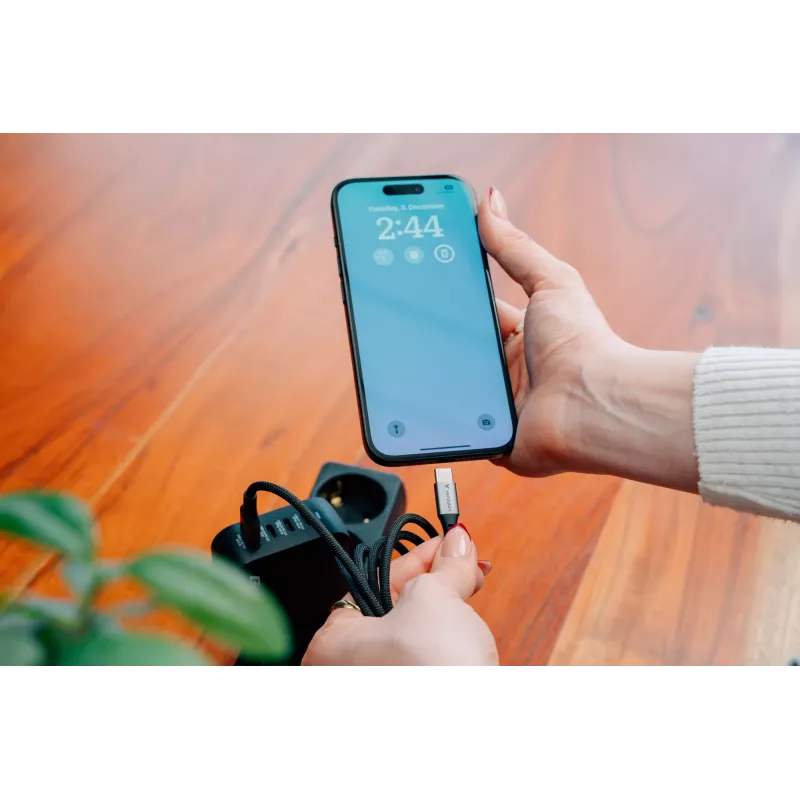 Verbatim Sync & Charge Kabel – 100W USB-C auf USB-C 120 cm, 1,2 m, USB C, USB C, USB 2.0, 0,48 Gbit/s, Schwarz