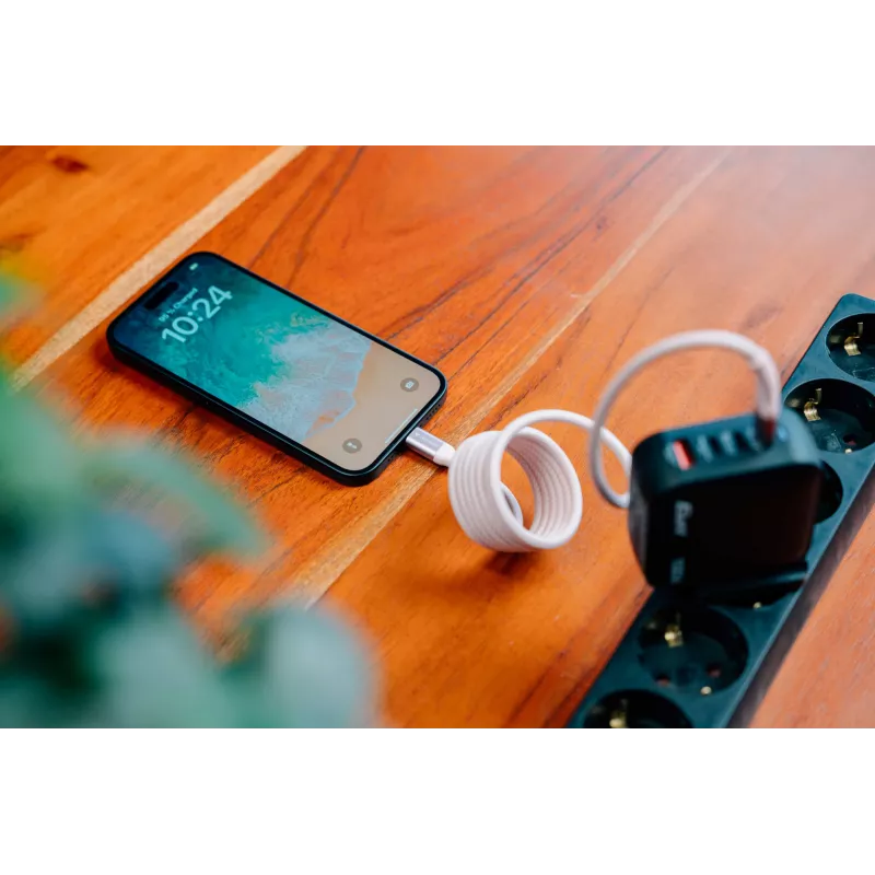 Verbatim Sync & Charge Magnetic Kabel - 60W USB-C auf USB-C 120 cm Grau