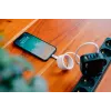 Verbatim Sync & Charge Magnetisches Kabel – 60 W USB-C auf USB-C 120 cm Blau