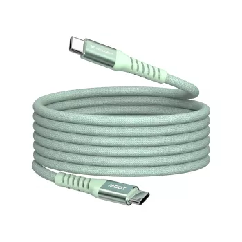 Verbatim Sync & Charge Magnetic Kabel - 100W USB-C auf USB-C 120 cm Grün