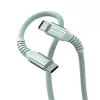 Verbatim Sync & Charge Magnetic Kabel - 100W USB-C auf USB-C 120 cm Grün