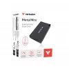 Verbatim Metal Mini SSD USB-C 3.2 Gen 2 1 TB, 1 TB, USB Type-C, USB 3.2 Gen 2x2, 2000 MB/s, 10 Gbit/s, Grau