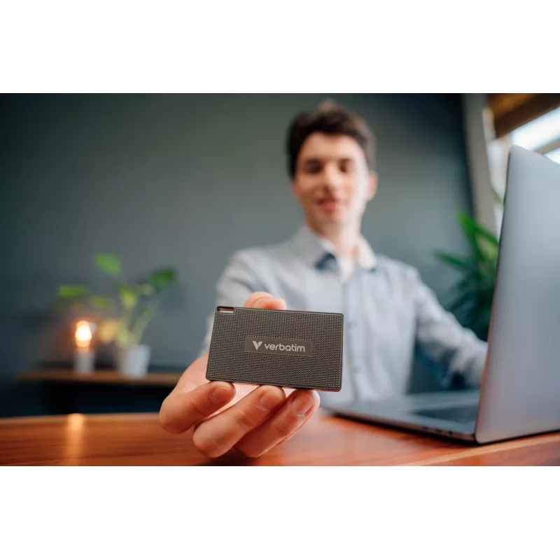 Verbatim Metal Mini SSD USB-C 3.2 Gen 2 1 TB, 1 TB, USB Type-C, USB 3.2 Gen 2x2, 2000 MB/s, 10 Gbit/s, Grau