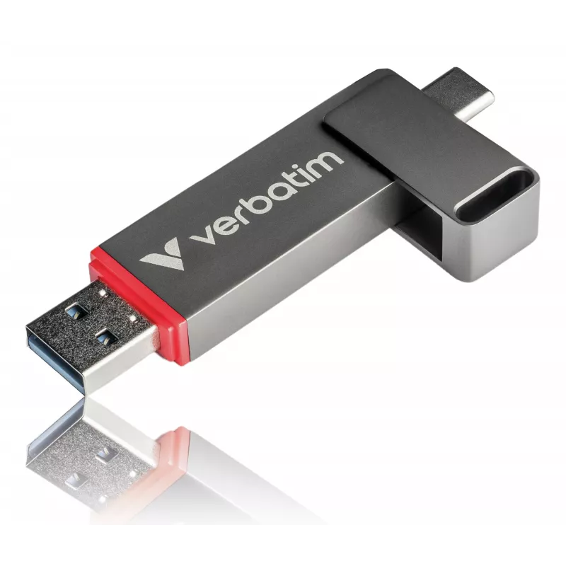 Verbatim Dual QuickStick USB-Stick 1 TB USB Typ-A / USB Typ-C 3.2 Gen 1 (3.1 Gen 1) Grau