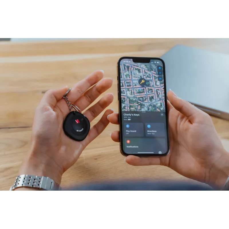 Verbatim MYF-01 Bluetooth Item Finder 1 Pack Schwarz