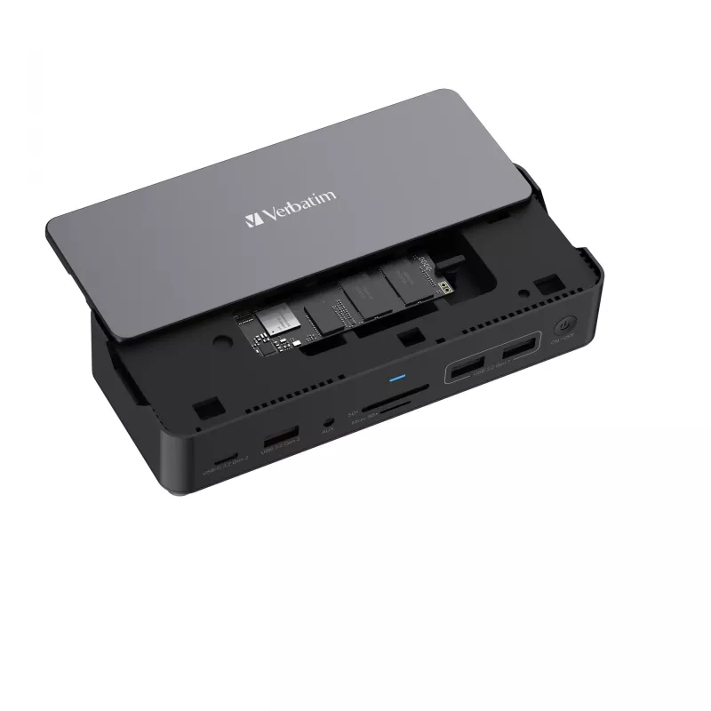 Verbatim CDS-15S Kabelgebunden USB 3.2 Gen 1 (3.1 Gen 1) Typ-C Schwarz, Grau