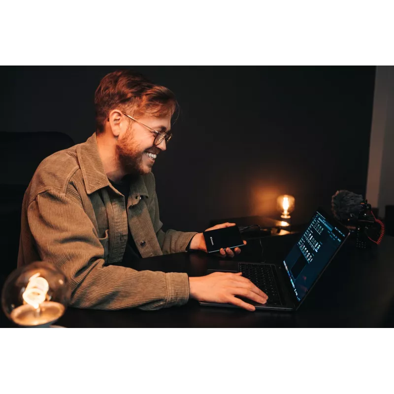 Verbatim Store 'n' Go schlank Portable SSD USB 3.2 Gen 1 / USB-C 256GB Schwarz