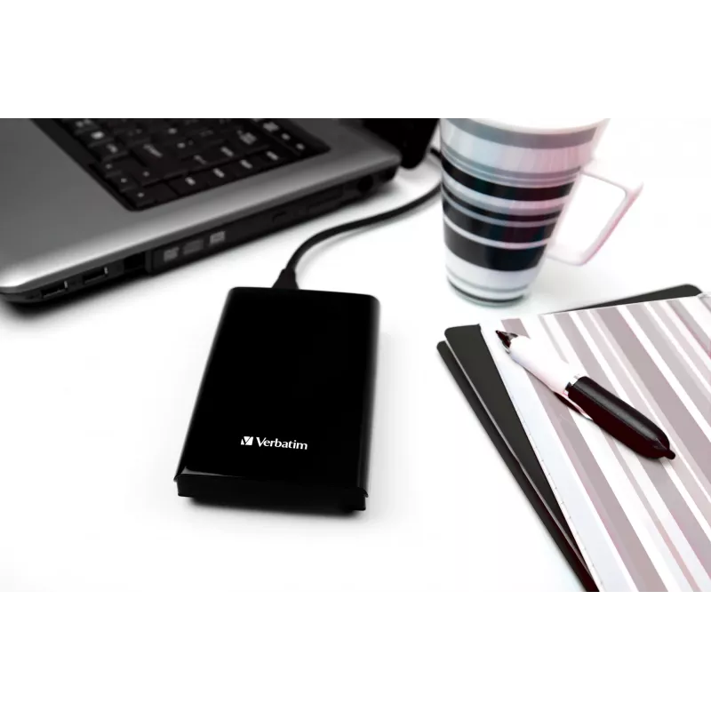Verbatim Store 'n' Go schlank Portable SSD USB 3.2 Gen 1 / USB-C 2TB Schwarz