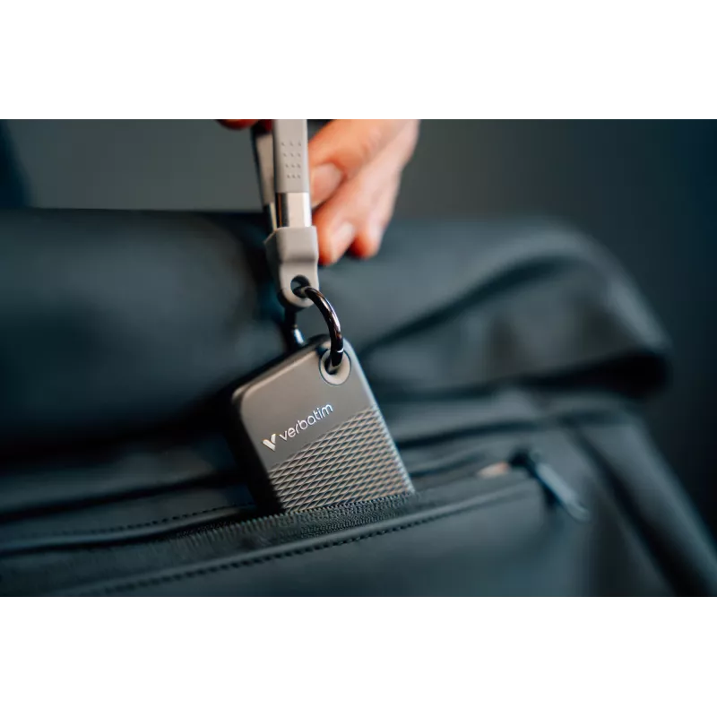 Verbatim Pocket SSD USB 3.2 Gen 2 2TB Schwarz/Grau, 2 TB, USB Type-C, 3.2 Gen 2 (3.1 Gen 2), 1000 MB/s, 10 Gbit/s, Schwarz, Grau