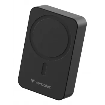 Verbatim Charge 'n' Go Essentials Powerbank Magnetisch Kabellos 20000 mAh Schwarz