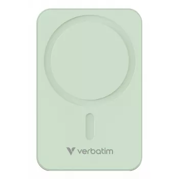 Verbatim Charge 'n' Go Essentials Magnetische Wireless Powerbank 20000 mAh Grün