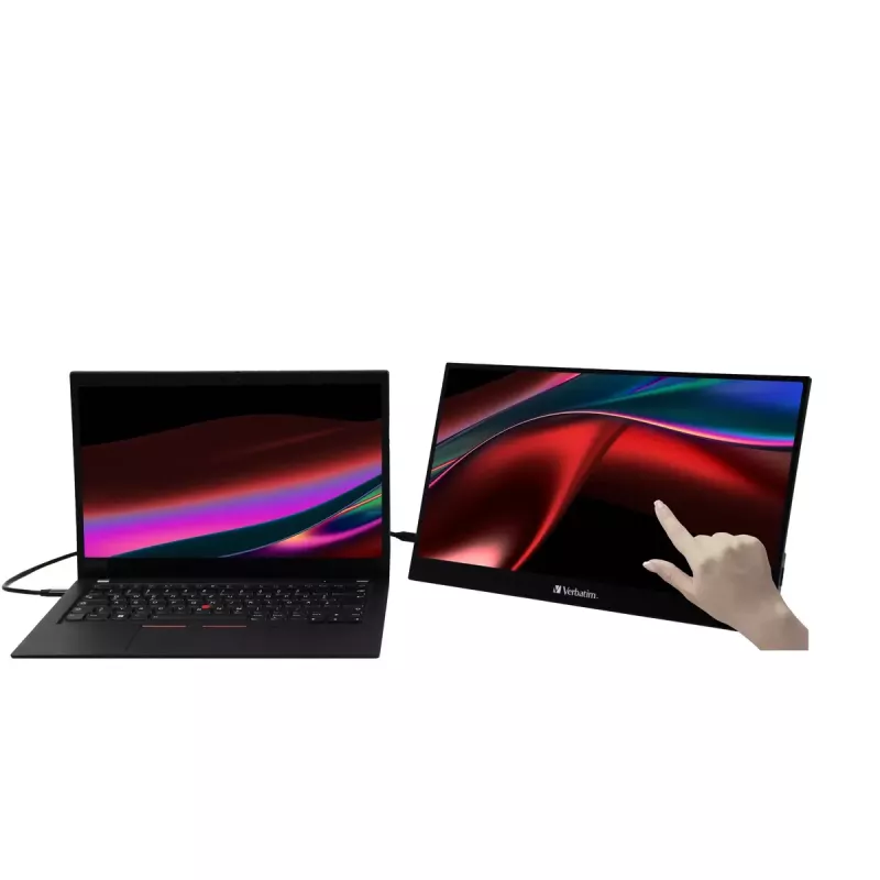 Verbatim Tragbarer Touchscreen-Monitor 15.6 Zoll LCD 4K 3840x2160