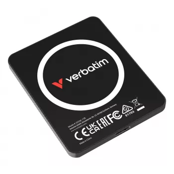 Verbatim SnapBack Ultra schlank SSD 1TB USB Type-C USB 3.2 Gen 2x2 Schwarz