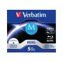 Verbatim M-Disc BD-R XL 100 GB 4x, Jewel Case, 5 Stück (43834)