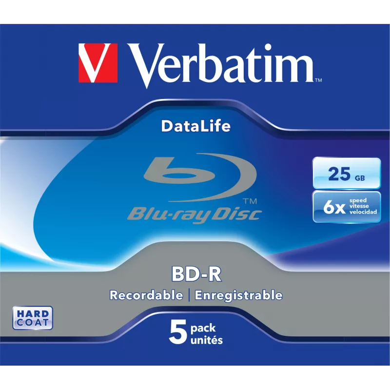 Verbatim DataLife 6x BD-R 25 GB 5 Stück