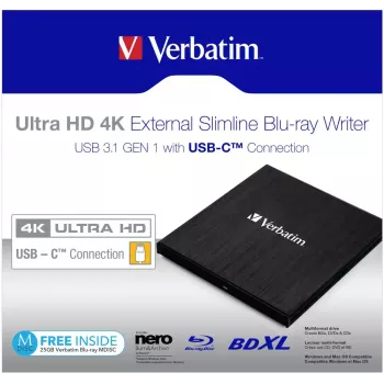 Verbatim 43888 optisches Laufwerk Blu-Ray DVD Combo Schwarz