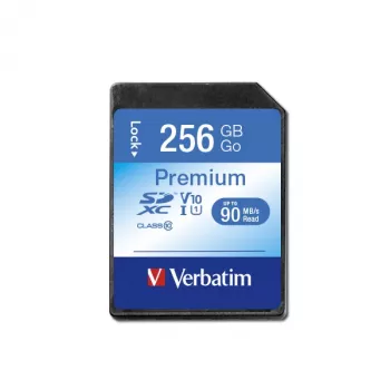 Flash-Speicher Verbatim Premium 256 GB SDXC UHS-I Class 10
