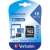 MicroSDHC Verbatim Premium 16 GB Class 10 Schwarz