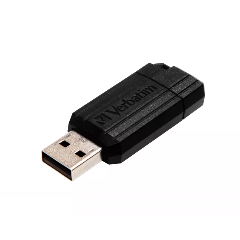 USB-Flash-Laufwerk Verbatim 8 GB USB Typ-A PinStripe Schwarz