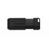 Verbatim PinStripe - USB-Laufwerk 64 GB - Schwarz, 64 GB, USB Typ-A, 2.0, 10 MB/s, Slide, Schwarz