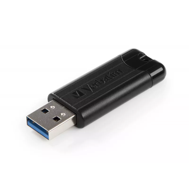 Verbatim PinStripe 3.0 – USB 3.0-Laufwerk 128 GB – Schwarz