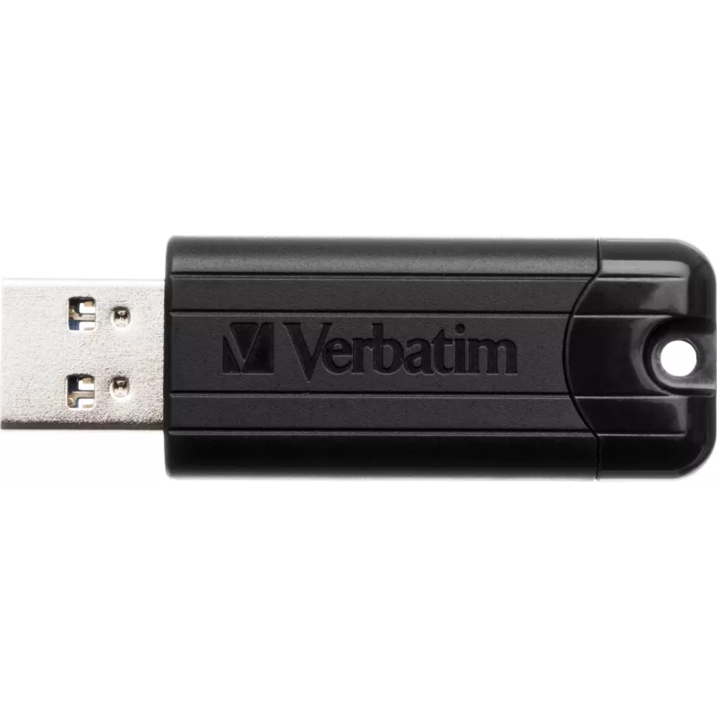 Verbatim PinStripe 3.0 – USB 3.0-Laufwerk 128 GB – Schwarz