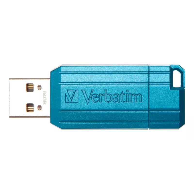 Verbatim Store 'n' Go PinStripe USB-2.0-Stick 64 GB, Karibikblau