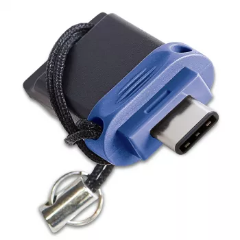 Verbatim Dual - USB 3.0-Laufwerk 32 GB - USB-C / USB-A - Blau