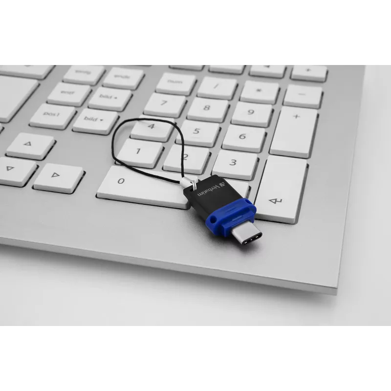 Verbatim Dual - USB 3.0-Laufwerk 32 GB - USB-C / USB-A - Blau