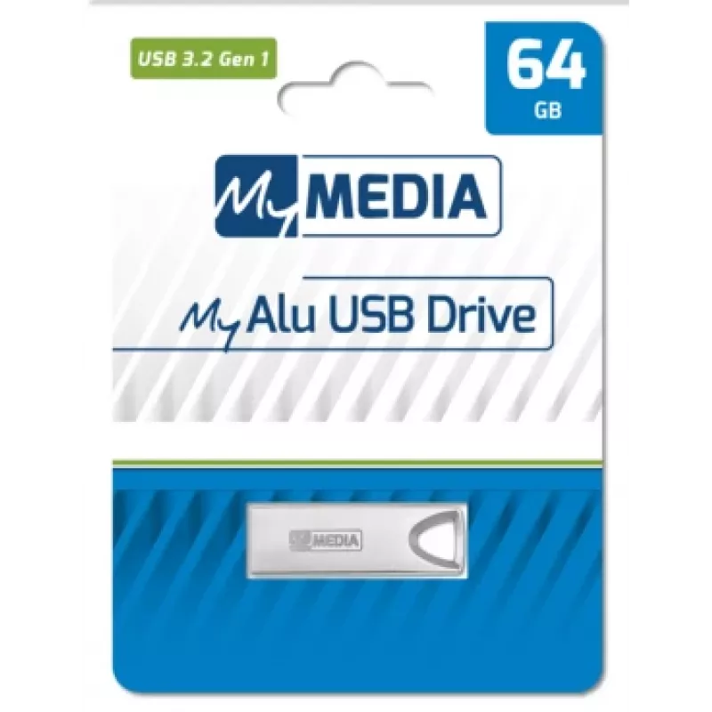 MyMedia MyAlu USB 3.2 Gen 1 USB-Stick 64 GB USB Type-A 3.2 Gen 1 (3.1 Gen 1) Silber