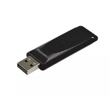 Verbatim Slider - USB-Stick 16 GB - Schwarz, 16 GB, USB Typ-A, 2.0, 10 MB/s, Slide, Schwarz