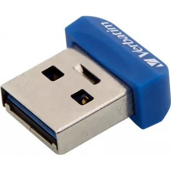 Verbatim Store 'n' Stay NANO - USB 3.0-Laufwerk 32 GB - Blau, 32 GB, USB Typ-A, 3.2 Gen 1 (3.1 Gen 1), Kappe, 3 g, Blau