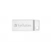 Verbatim Metal Executive – USB-Laufwerk 64 GB – Silber, 64 GB, USB Typ-A, 2.0, kappenlos, 3,6 g, Silber
