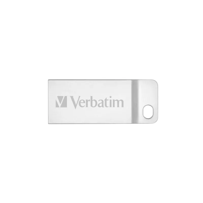 Verbatim Metal Executive – USB-Laufwerk 64 GB – Silber, 64 GB, USB Typ-A, 2.0, kappenlos, 3,6 g, Silber