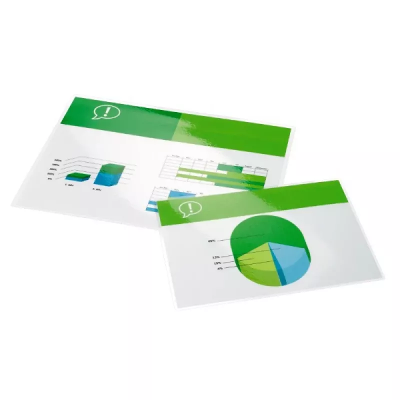 GBC Laminierfolien A4 175 Mikron, glänzend, transparent, A4, 216 mm, 303 mm, 0,175 mm