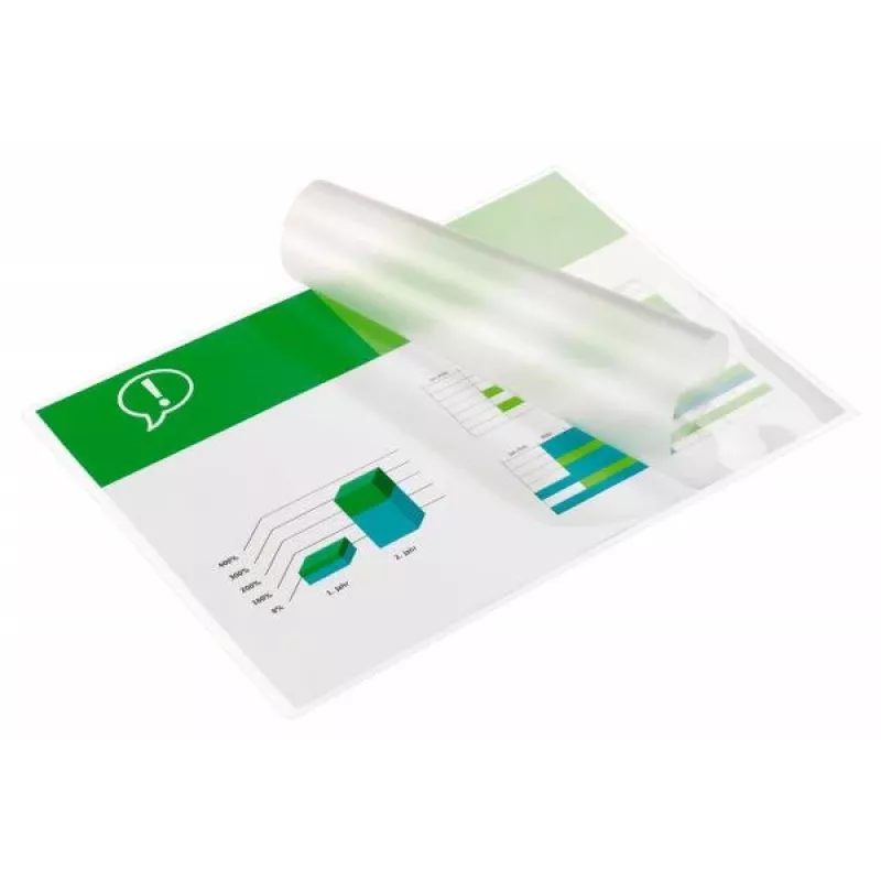 GBC Laminierfolien A4 125 Mikron, glänzend, transparent, A4, 216 mm, 303 mm, 22 g