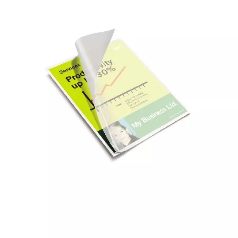 GBC Laminierfolie A4 High Speed 100 Mikron, Glänzend, Transparent, A4, 0,2 mm, 216 mm, 303 mm