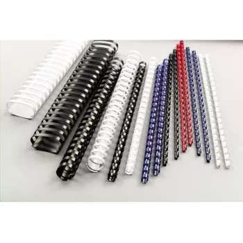 GBC CombBind Bindekämme 6 mm A4 21R, Schwarz, 25 Blatt, Polyvinylchlorid (PVC), A4, 6 mm, 220 g