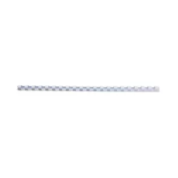 GBC CombBind Binderücken 12 mm A4 21R, Weiß, 95 Blatt, Polyvinylchlorid (PVC), A4, 1,2 cm, 530 g